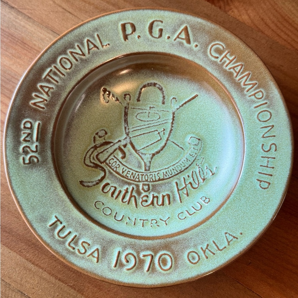Frankoma Green Commemorative Plate